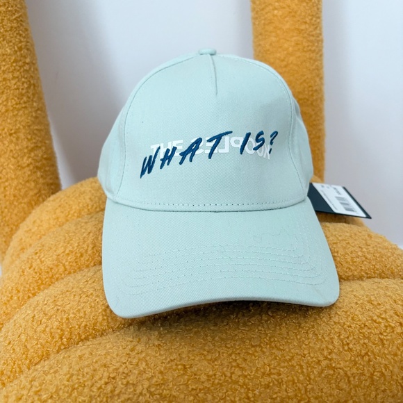 The kooples ‘ what is’ blue baseball cap - Picture 3 of 7